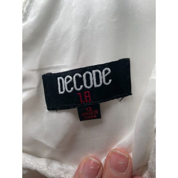 NWT Size 12 Decode 1.8 Floral Lace Watercolor Dress Wedding‎ Dance - Picture 6 of 8